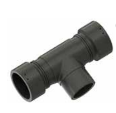 Electrofusion Equal Tee With Spigot End